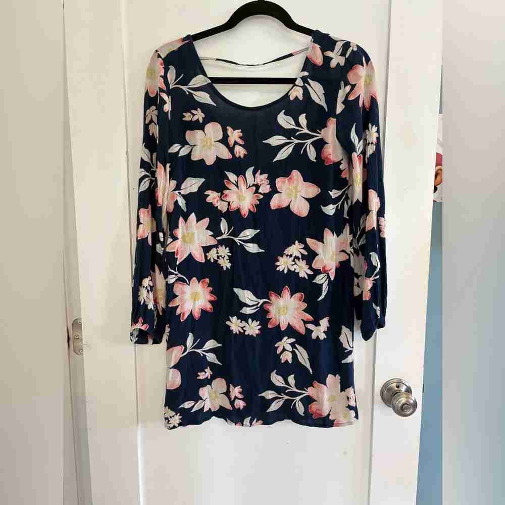 Floral Long Sleeve Dress
